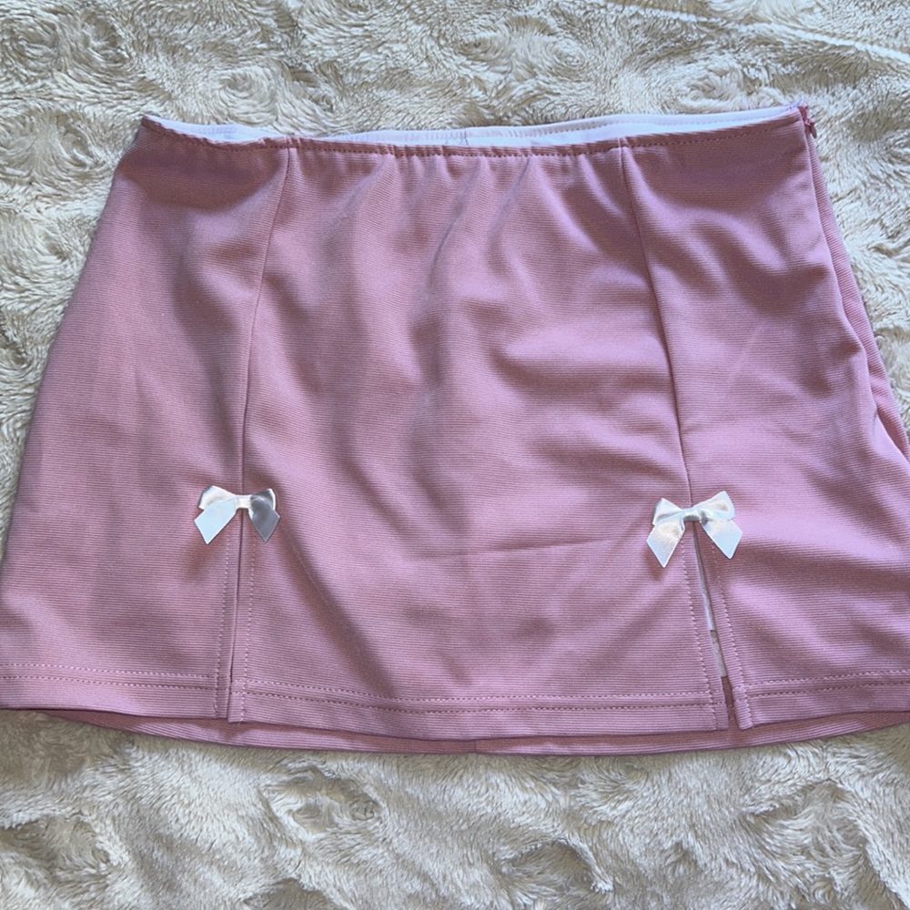 Sugar thrillz pink mini skirt/skort✨